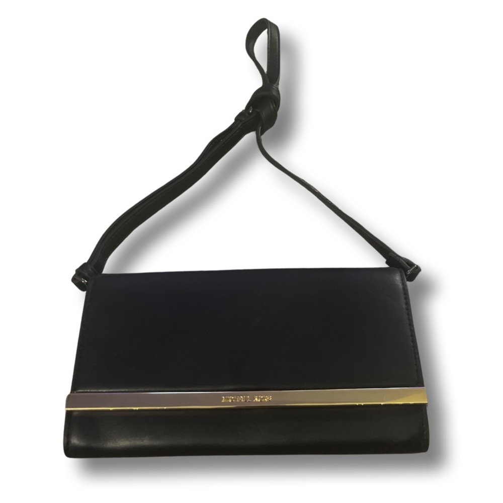 Michael Kors Black Leather Crossbody